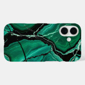Geschenk aus grünem Marmor Case-Mate iPhone Hülle (Rückseite (Horizontal))