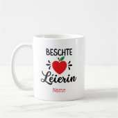 Geschenk "Beschule Leierin" Kaffeetasse (Links)
