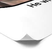 Geschenk Bier - Poster (Ecke)