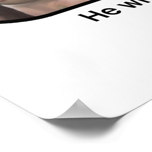 Geschenk Bier - Poster (Ecke)