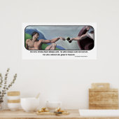 Geschenk Bier - Poster (Küche)