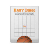 Geschenk Bingo Basketball Baby Showspiel Pack Notizblock (Rotiert)