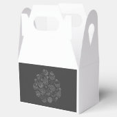 Geschenk Box mit schlichtem Cupcake Design Geschenkschachtel (Geöffnet)