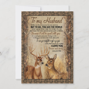 Geschenk Brief an meinen Mann aus der Ehefrau Einladung