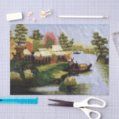 Geschenk/Dekoupage der Landschaft Seidenpapier (Handwerk)