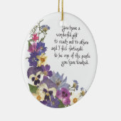 Geschenk der Anerkennung Keramikornament (Rechts)