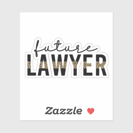 Geschenk der Anwaltsanwaltsschule Aufkleber (Blatt)