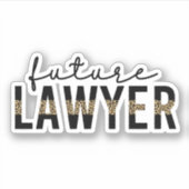 Geschenk der Anwaltsanwaltsschule Aufkleber (Vorderseite)