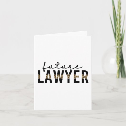 Geschenk der Anwaltsanwaltsschule Karte (Vorderseite)
