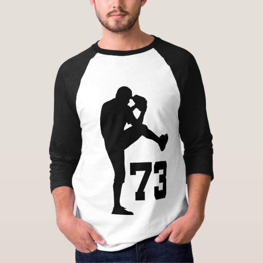 Geschenk der Baseball-Spieler-einheitliches T-Shirt (Vorderseite)