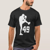 Geschenk der Baseball-Spieler-einheitliches T-Shirt (Vorderseite)
