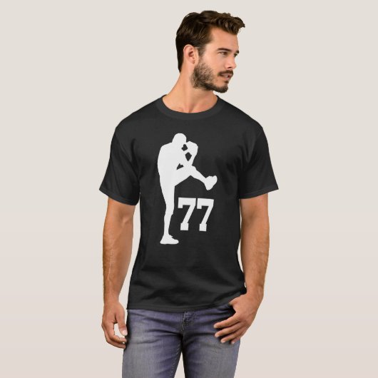 Geschenk der Baseball-Spieler-einheitliches T-Shirt (Vorne ganz)