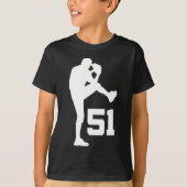 Geschenk der Baseball-Spieler-einheitliches T-Shirt (Vorderseite)
