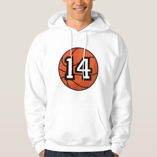 Geschenk der Basketball-Spieler-einheitliches Hoodie (Vorderseite)