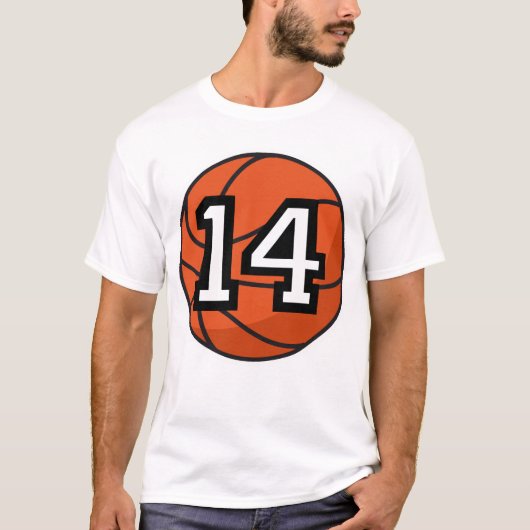 Geschenk der Basketball-Spieler-einheitliches T-Shirt (Vorderseite)