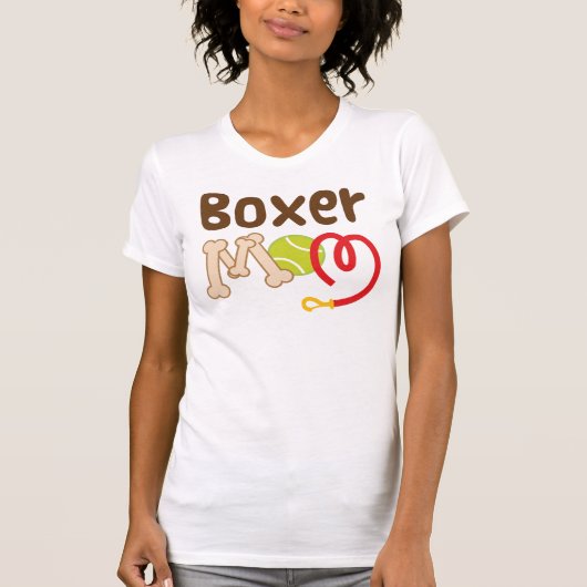 Geschenk der Boxer-Mama-(Hundezucht) T-Shirt (Vorderseite)