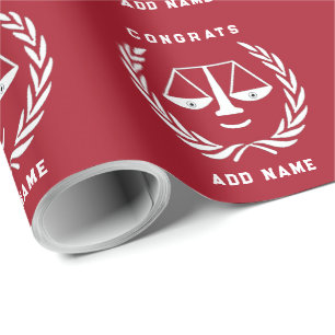 Geschenk der Creative Law School Geschenkpapier