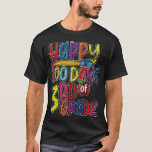 Geschenk der dritten Klasse 100 Tage der Schule T-Shirt