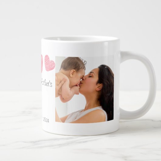 Geschenk der ersten Mutter Jumbo-Tasse (Rechts)