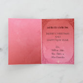 Geschenk der Ewigkeit Schöne Weihnachten (Innenseite)