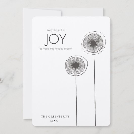 Geschenk der feiertagskarte (Vorderseite)