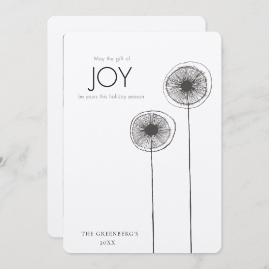 Geschenk der feiertagskarte (Vorne/Hinten)