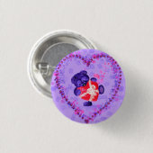 Geschenk der Liebe - für Sie Button (Vorne & Hinten)