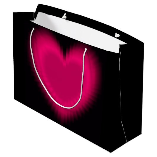 Geschenk der Liebe Große Geschenktüte (Rückseite Schrägansicht)
