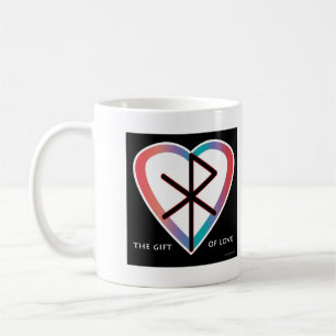 Geschenk der Liebe Viking Bindrune Kaffeetasse
