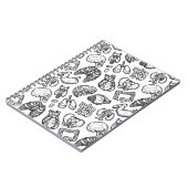 Geschenk der modernen menschlichen Anatomie Muster Notizblock (Linke Seite)