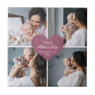 Geschenk der niedlichen Mutter | FotoCollage Fliese