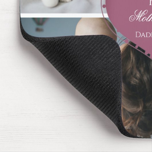 Geschenk der niedlichen Mutter | FotoCollage Mousepad (Ecke)