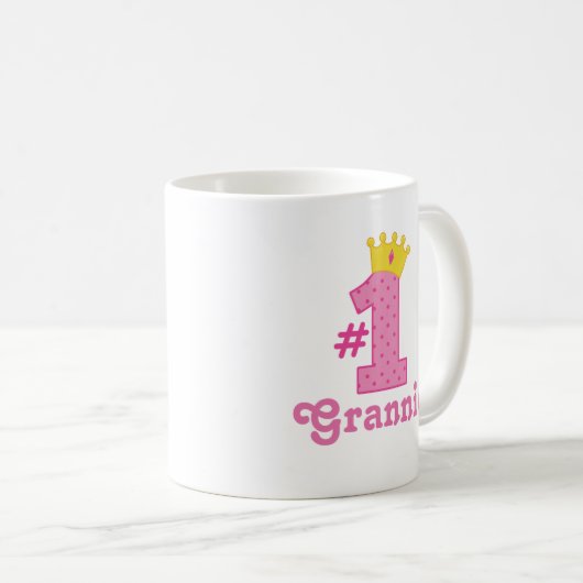 Geschenk der Oma-#1 Kaffeetasse (VorderseiteRechts)