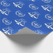 Geschenk der personalisiert Law School Abschluss Geschenkpapier (Ecke)