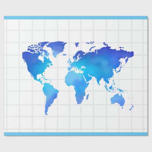 Geschenk der Reise Geschenkpapier (Flach)