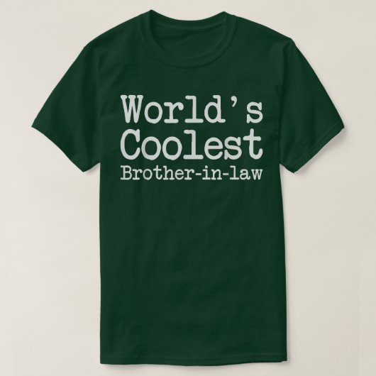 Geschenk der Schwiegermutter - der Coolste Bruder  T-Shirt (Design vorne)