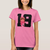 Geschenk der Softball-Spieler-einheitliches T-Shirt (Vorderseite)