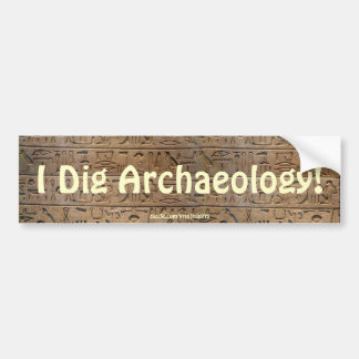 Geschenk des ägyptischen Hieroglyphen-Designers Autoaufkleber