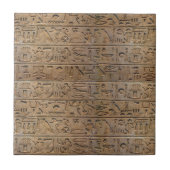 Geschenk des ägyptischen Hieroglyphen-Designers Fliese (Vorderseite)