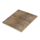 Geschenk des ägyptischen Hieroglyphen-Designers Fliese (Seite)