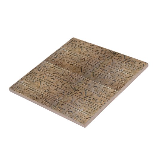 Geschenk des ägyptischen Hieroglyphen-Designers Fliese (Seite)