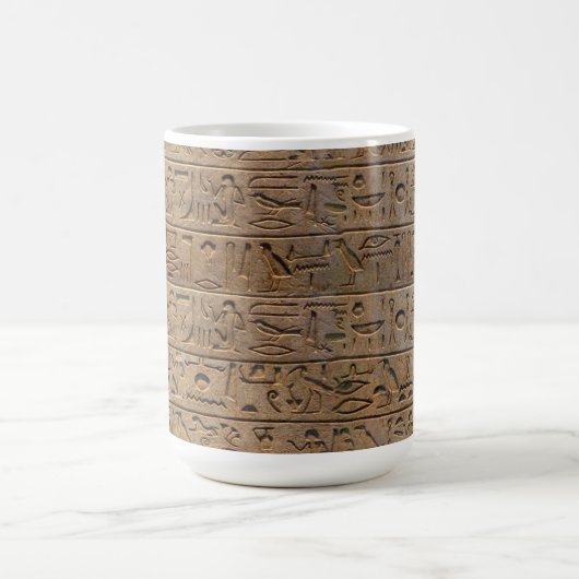 Geschenk des ägyptischen Hieroglyphen-Designers Kaffeetasse (Mittel)