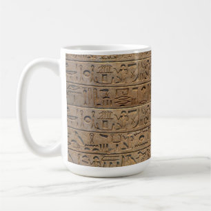 Geschenk des ägyptischen Hieroglyphen-Designers Kaffeetasse