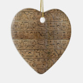 Geschenk des ägyptischen Hieroglyphen-Designers Keramik Ornament (Rechts)