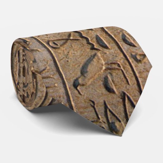 Geschenk des ägyptischen Hieroglyphen-Designers Krawatte (Gerollt)