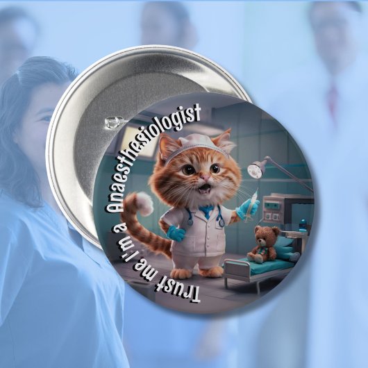 Geschenk des Anästhesisten Button