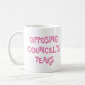 Geschenk des Anwalts gegen die Tear des Councel Kaffeetasse (Links)