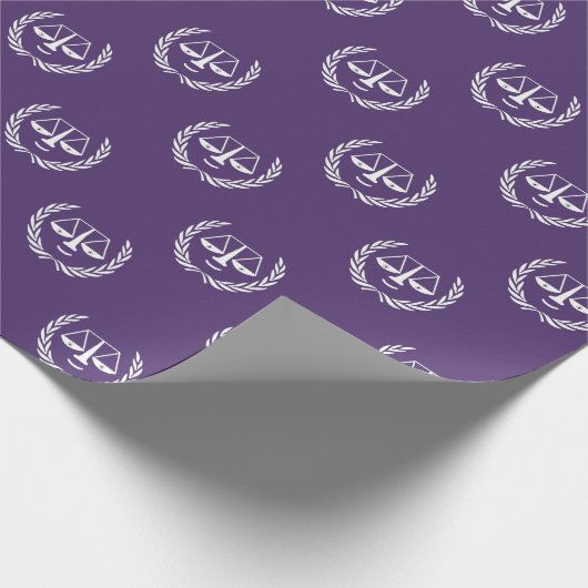 Geschenk des Anwalts Geschenkpapier (Ecke)