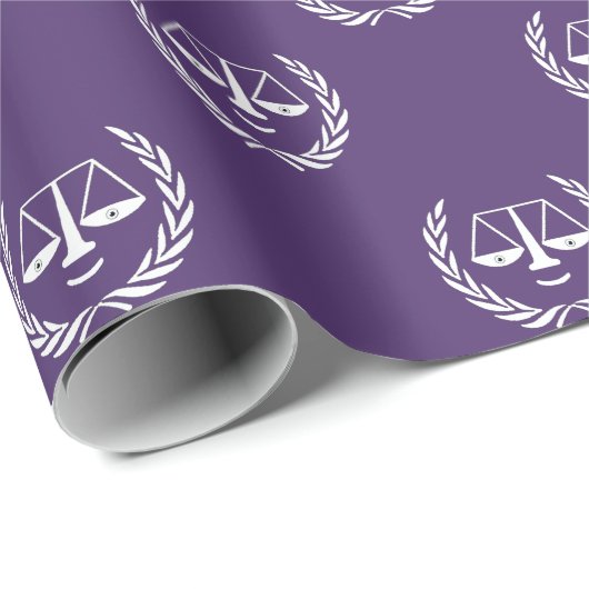 Geschenk des Anwalts Geschenkpapier (Rolleneckpunkt)