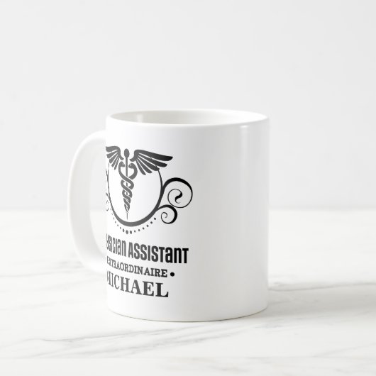 Geschenk des Arztes Kaffeetasse (Vorderseite Links)